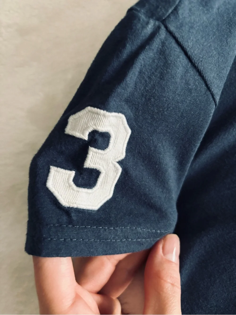 Ralph Lauren Navy Short Sleeve Polo Pony Tee